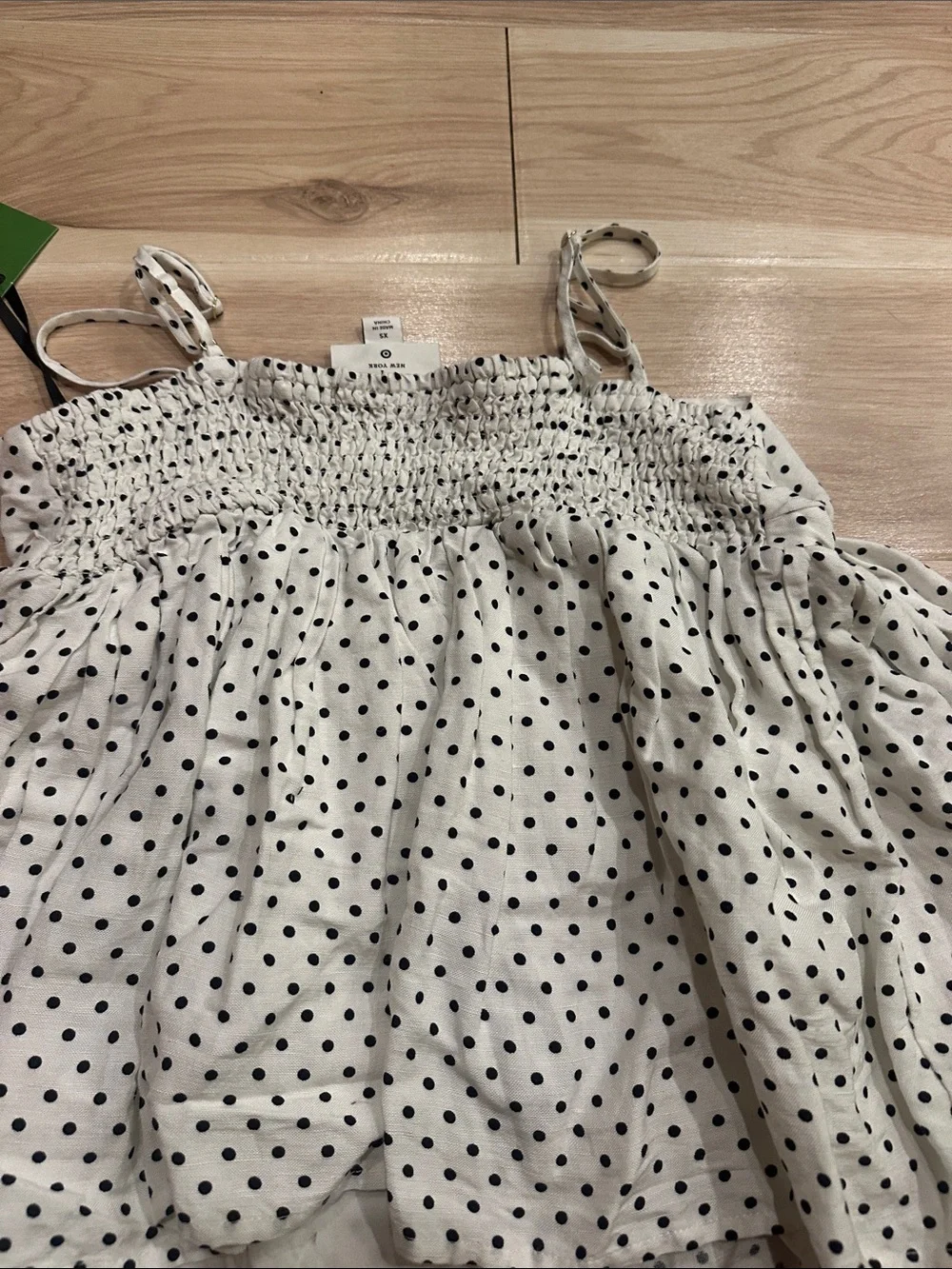 kate spade White Polka Dot Spaghetti Strap Camisole
